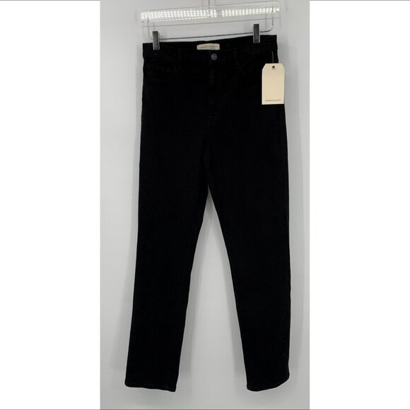 Current Elliott Soulmate jeans black denim stretch slim straight leg new 27 - Picture 2 of 6